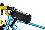 Tofern Cycling Frame Bag, head tube bag, Top tube bike phone bag holder for Iphone 6 5s/5c/5 iphone 4/4s, Samsung Galaxy S5/S4/S3 and other mobile phone up to 5.7 inches