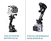 MazeTechno Suction Cup Mount for GoPro Camera Hero 4 Silver Black Session 3+ 3 2 1 HD and FREE Quick Release Buckle/Tripod Adapter Bracket. Action Camcorder Xiaomi Yi, SJcam, SJ4000, SJ5000