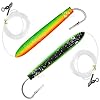 5pcs-Fish-WOW-6-Fishing-Cedar-Plugs-Rigged-Tuna-Mahi-Trolling-Wood-Lure-Natural-Zucchini-Pink-BlueWhite-RedWhite