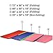 Greatgymats Large Folding Incline Mat Gymnastics Cheese Wedge Tumbling Play Gym Mats for Kids,60