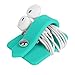 ELFRhino Silicone Earphone Organizer Earphone Wrap Winder Headphone Cord Organizer Wrap Winder Manager Cable Winder(Blue, 1 Piece)