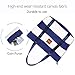 AISPARKY Women's Shoulder Tote Bag, Fits 15.6 Inch Laptop, Handbag Canvas Beach Tote Bag for School Work Travel and Shopping