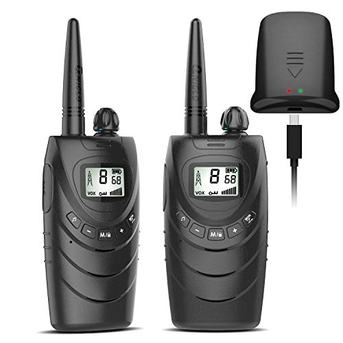 Rechargeable Walkie Talkies for Adults, 22 Channel FRS Long Range Walkie Talkie Two Way Radio with 1500mAh Rechargeable Li-ion Battery for Adult Outdoor, Business, Camping, Cruising - Thumbnail 7