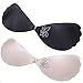 BILYCAT Strapless Bra,Adhesive Silicone Reusable Invisible Push-up Bra