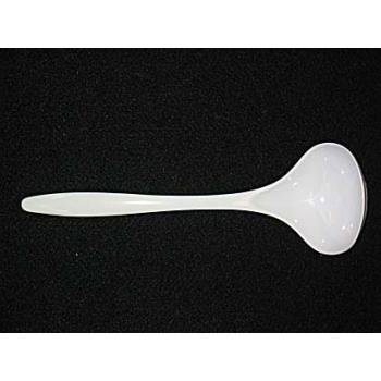 Gourmac White Melamine Soup Ladle 11.25