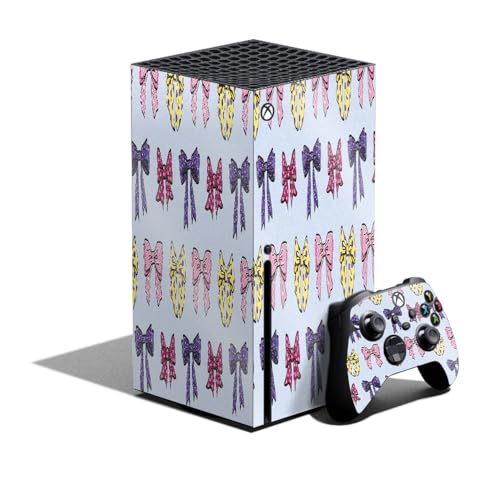 Glossy Glitter Gaming Skin Compatible with Xbox Series X Bundle - Bow Assortmen…