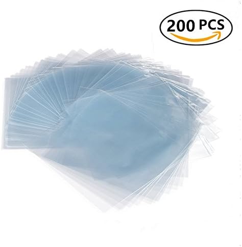 Senove 6 x 6 inch POF Shrink Wrap Bags For Bath Bombs Handmade Soaps and DIY Small Crafts (200pcs)