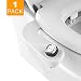 Bio Bidet SlimEdge Simple Bidet Toilet Attachment in White with Dual Nozzle, Fresh Water Spray, Non Electric, Easy to Install, Brass Inlet and Internal Valve primary