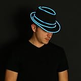 Light Up Fedora - Made with El Wire by Electric Styles