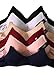 Mamia White Apparel Women's Wireless Bras B,C,D Cups (Packs of 6) - Various Styles