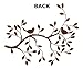 24 in Branches w/Birds Decorative Metal Wall Decor Sculpture Kitchen Home Indoor
