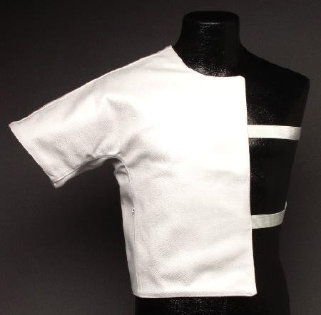 Physical Chess Mens Budget cotton underarm protector (plastron), double-ply, regulation, reversible