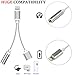2 in 1 Lightning Adapter for iPhone 7, iAbler Lightning to 3.5mm Audio Adapter for iPhone 7 and iPhone7 Plus with Lightning Port Charging + 3.5 mm Port