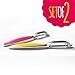 Set of 2 Vegetable Peeler and Fruit Peeler - Zinc Die-casted Blades and Thermoplastic Rubber Handles