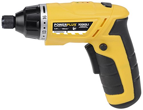 Akkuschrauber Stabschrauber VARO + Li-Ion Akku 3,6 Volt + 12-tlg. Bit-Set
