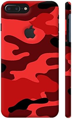 Colorpur Camouflage Red Artwork On Apple iPhone 7 Plus Logo Cut Case | Artist: VSeraphim