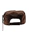 NYFASHION101 Fashionable Solid Color Unisex Adjustable Strap Cadet Cap, Brown