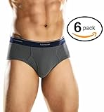 Fruit of the Loom Men's Assorted Fashion Brief(Pack of 6) (XXX-Large, Solids)