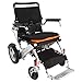 F KD FoldLite Electric Wheelchair Deluxe Stable Power Compact Wheelchair, Foldable & Lightweight, Travel Motorized Wheelchair with Heavy Duty 330lbs Loads, 2010, Silver