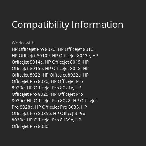 HP 910XL Black High-yield Ink Cartridge for HP Printers | Works with Printer Series: OfficeJet 8010, 8020; OfficeJet Pro 8020, 8030 | Eligible for Instant Ink | 3YL65AN