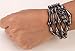 YACQ Skeleton Hand Bracelet for Women, Skull Bracelet Fits Wrist Circumference 6.5 to 7.75 inch, Women Girls Biker Jewelry, Halloween Costome Accessories
