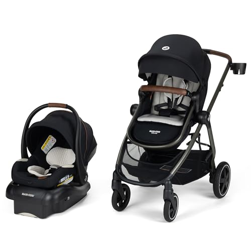 Maxi-COSI Zelia? Luxe 5-in-1 Modular Travel System, Onyx Sand