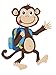 MESSY MONKEYS Baked Snack Pizza, 10 Bags