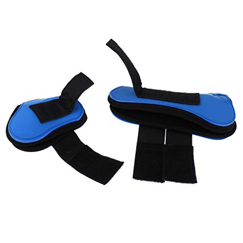 CUTICATE Horse Leg Boots Set of 4, Open Front Fetlock and Tendon Boots for Horses Pony - Impact-Absorbing and Breathable - Royal Blue