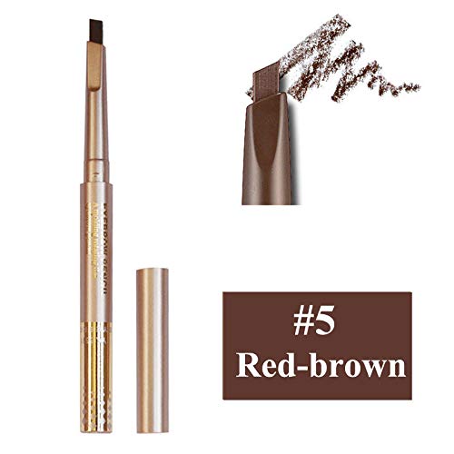 1PC NEW Waterproof Eye Brow Eyeliner Eyebrow Pen Pencil Makeup Cosmetic Tool Make Up Beauty Eyebrow Pencil Red brown