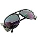 TITUS G35 Retro Aviator Z87 Sunglasses Eye Protection w/Side Shield Motorcycle Shooting DOT ANSI CE Approved Safety Glasses (Smoke)