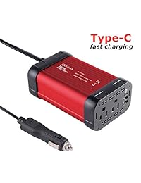 Masen rojo 300 W inversor de potencia inversor de potencia de alto rendimiento con 11 ~ 15 V DC a 100 ~ 120 V AC & salida DC 5 V adaptador de coche