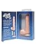 Doc Johnson The Realistic Cock with Removable Suction Cup- ULTRASKYN - Slim - 9 Inch - F-Machine and Harness Compatible Dildo - Vanilla