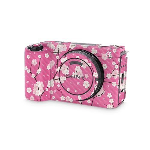 Carbon Fiber Camera Skin Compatible with Sony ZV-E1 Camera (2023) - Sakura Pink…