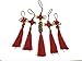 BeautyMood 5 pcs Chinese Red Enless Knot Feng Shui Coins to Attract Wealth and Health， Success， Feng Shui Lucky Coins for Wealth and Good Fortune
