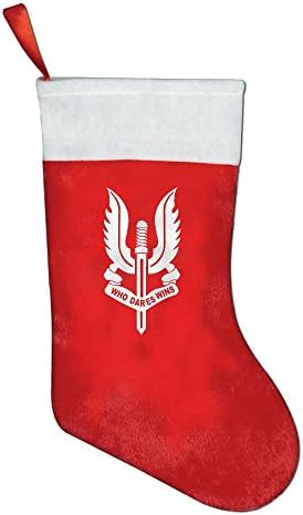 Christmas Stocking Xmas Candy Gift Bag Socks Christmas Tree Hanging Decoration Christmas Stockings Hanging Craft Socks Xmas Tree Decoration -Who Dares Wins