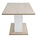 Extendable Rectangular Dining Table, Mltifunction Space Saving Wood Table for Home Restaurant Living Room High Gloss White