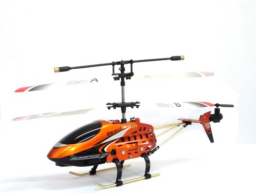 JXD Metal Series 339 3CH RC Helicopter RTF w/ Gyro *Colors Vary between Orange & Gold