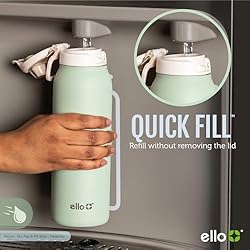 Ello Pop & Fill 22oz Stainless Steel Water Bottle