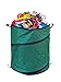 TABOR TOOLS Pop Up Waste Bag, Kangaroo Bag, Reusable Yard Waste Bag, Collapsible Leaf Container with Pop-Up Spring, Canvas Trash Can for Garden, RV or Camping (30 Gal). TR35A.