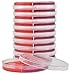 Blood Agar/MacConkey Biplate, (Blood/MAC), 15x100mm 2 Section Dish, Order by The Package of 10, by Hardy Diagnostics