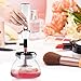 BMK Makeup Brush Cleaner and Dryer Professional Makeup Brush Cleaning Tool Holder Bowl Automatic Electronic Brushes Cleaner for All Size Makeup Brushes