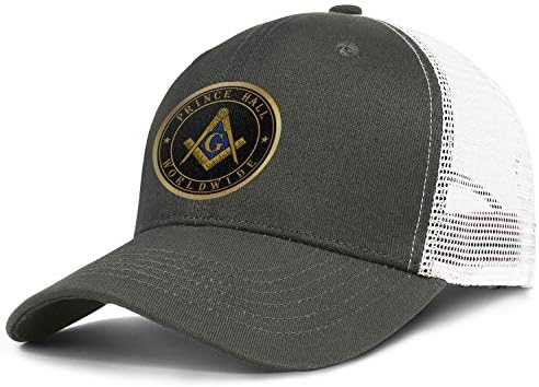 WUYIK Unisex Mesh Trucker Hats Masonic Prince Hall Worldwide Cool Ball Cap