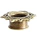 Antiqued Brass Tribal Lotus Flower Single Flare Flesh Tunnel Ear Plug Stretching Kit Gauge 8mm to 20mm