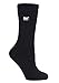 HEAT HOLDERS Lite - Ladies Warm Thermal Casual Socks in 5 colors, 5-9 US 37-42 Eur. (Black)