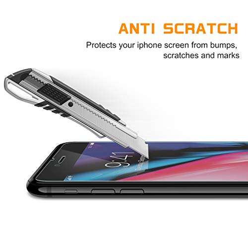 [4 Pack] for iPhone 8 / iPhone 7 Screen Protector, Nearpow [Tempered Glass] Screen Protector with [9H Hardness] [Crystal Clear] [Easy Bubble-Free Installation] [Scratch Resist] - Thumbnail 3