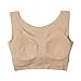 ZL Magic Women Wireless Light Bra Tops Seamless Comfort Yoga Bralette Top Removable Padded Underwear