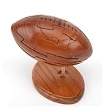 Souked Wooden Craft Ornaments Sporting Rugby Ball Lock Luban Lock Toys