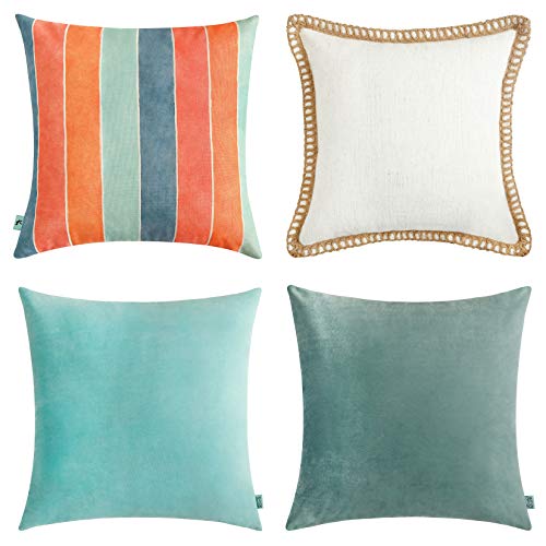 multi color pillow covers