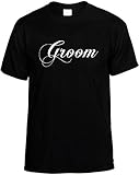 Unisex T-Shirt (GROOM) Wedding Bridal Party Novelty Shirt