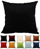 TangDepot Solid Velvet Throw Pillow Cover/Euro Sham/Cushion Sham, Super Luxury Soft Pillow Cases, Many Color & Size options - (20
